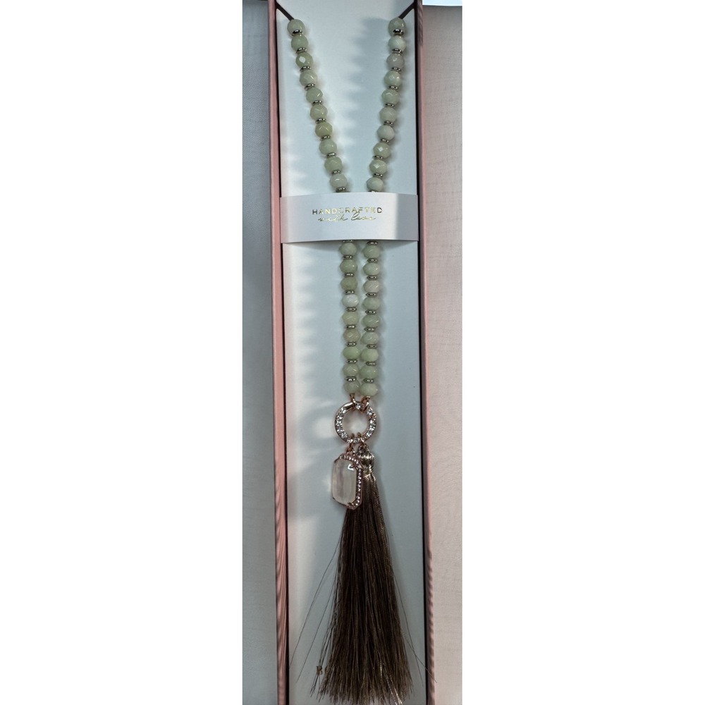 Bomb Party Pendant RBP6257LG "Another Day to Sparkle" Dyed Jade on Rose Gold